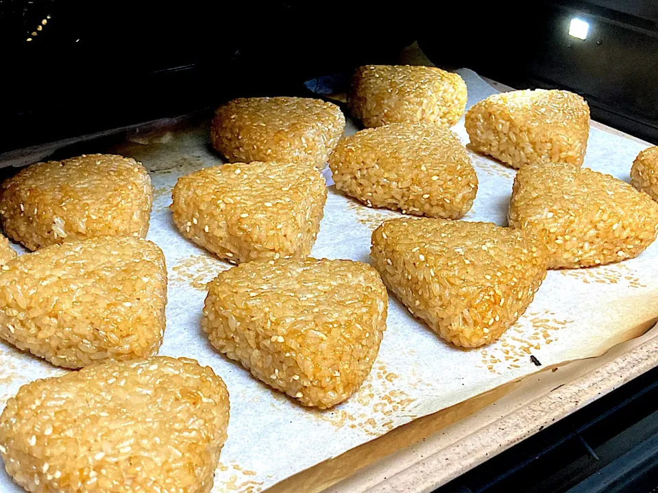 オーブンで焼きおにぎり♪|まめりんさん