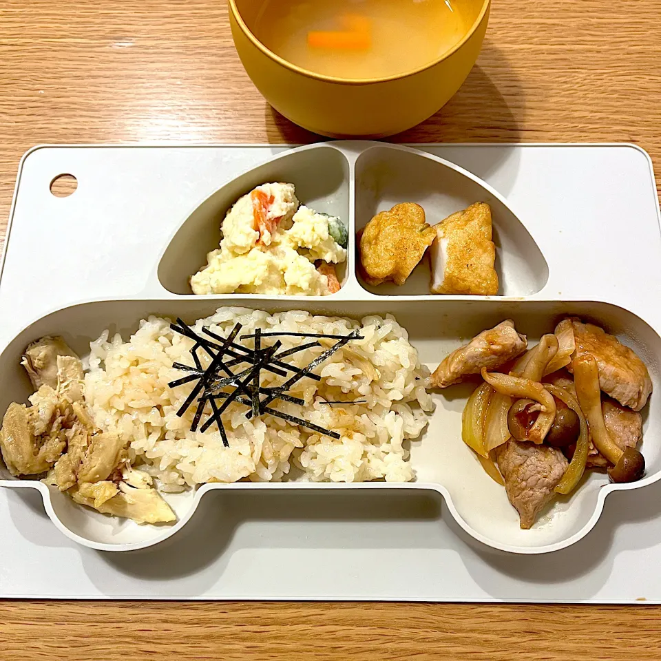 Snapdishの料理写真:むすこごはんよる|かぼちゃんさん