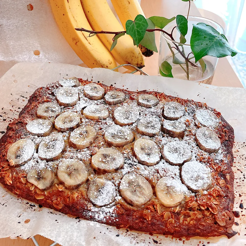 まめさんの料理 オートミールバナナケーキに励まされて|akkoさん