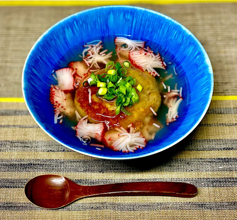 焼き蓮根饅頭　ほぼカニ餡掛け|にゃあ（芸名）さん