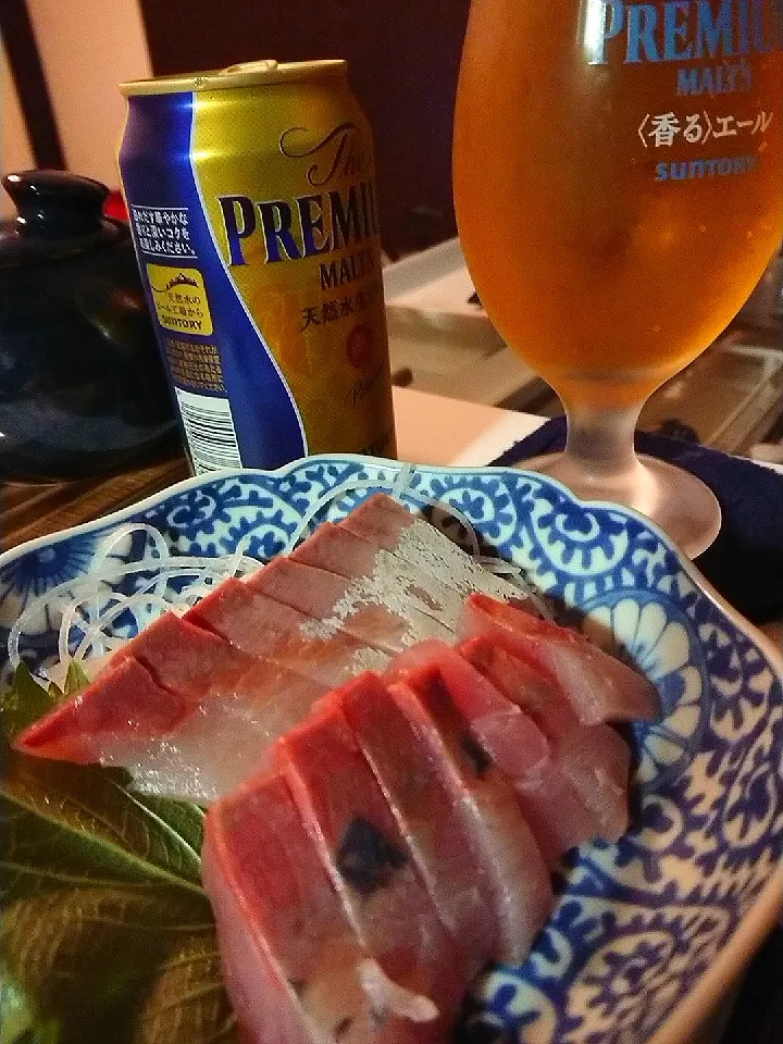 ハマチで乾杯|食事メモメモさん