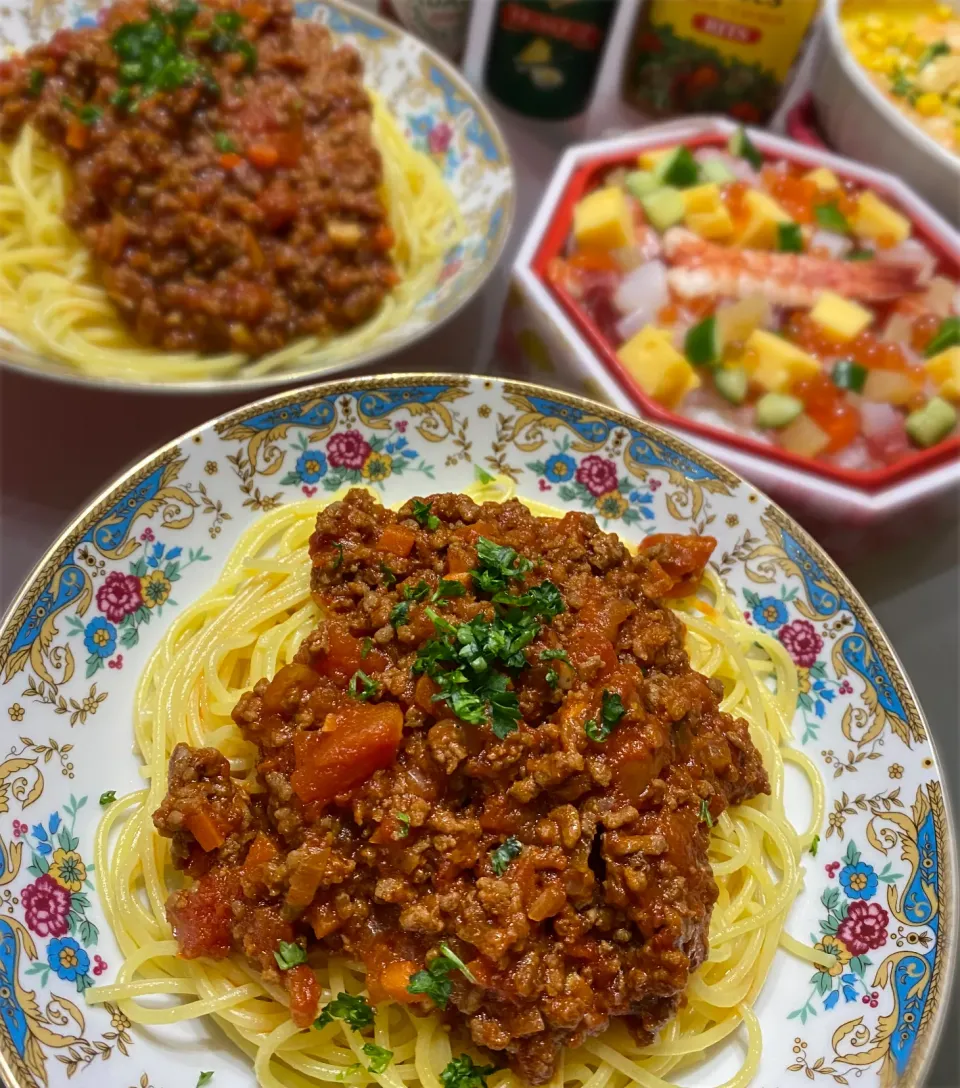 Snapdishの料理写真:たっぷりトマト&お肉のミートソース🍅🐷♡|Catherineさん