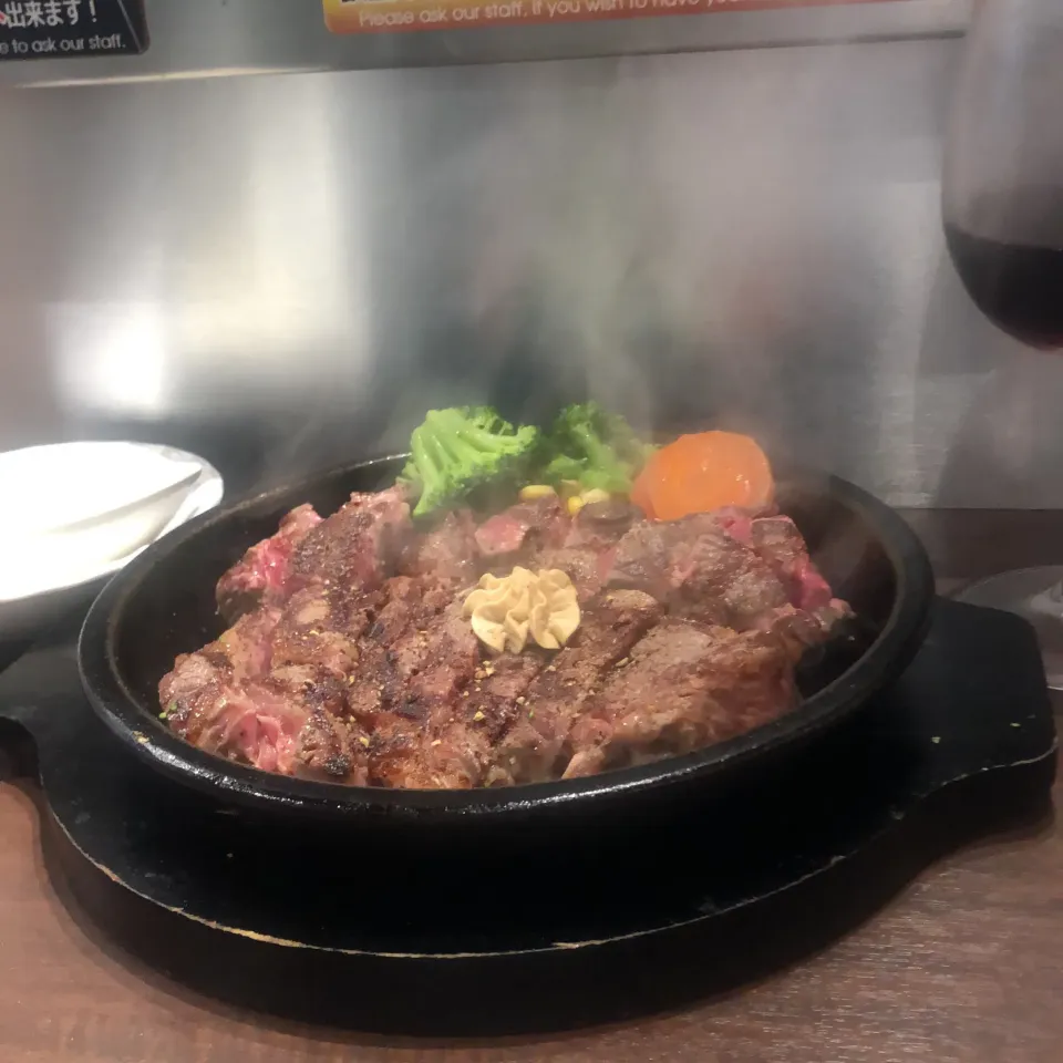 ワイルドステーキ450g SGカードで大根おろし　＃いきなりステーキイトウヨーカドー小杉店|Hajime Sakaiさん