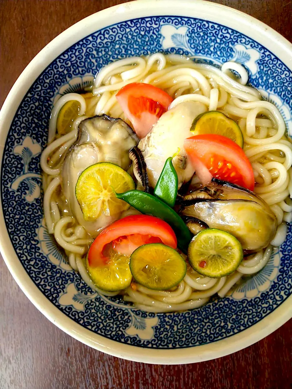 焼牡蠣餡かけ麺|エンばんさん