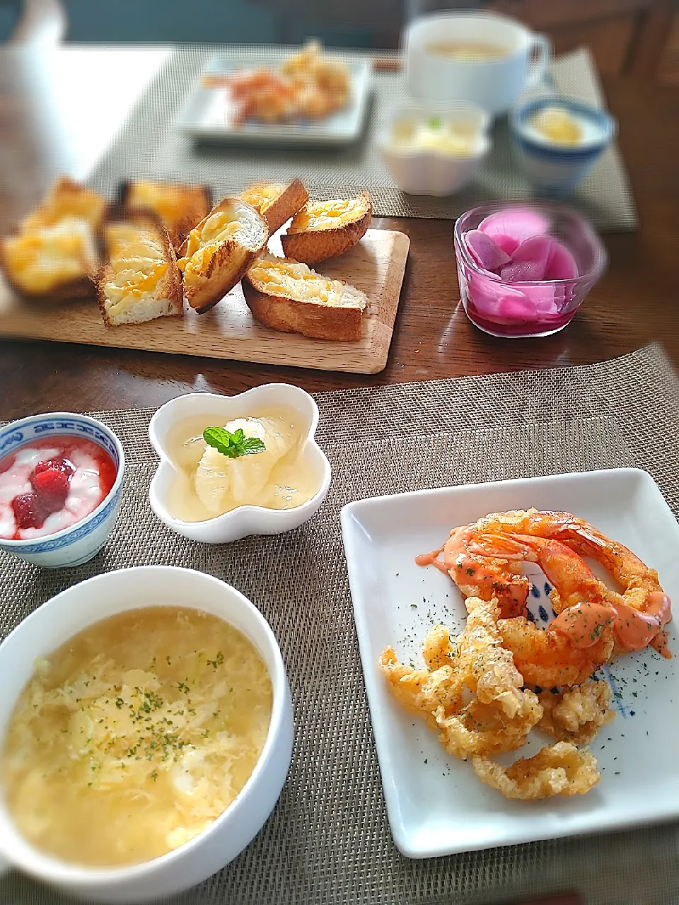 Snapdishの料理写真:朝ごはん🌄！|まめころさん