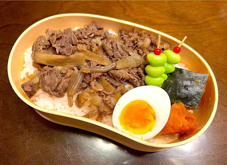 牛肉のしぐれ煮とかぼちゃのうま煮のお弁当🍙|bebechanさん