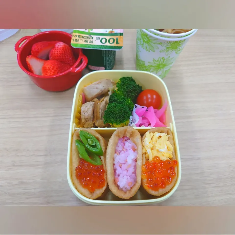 ★OCEAN RUBY弁当★

✴️いくらお稲荷さん

✴️からあげビールさんの料理 新生姜たっぷり♪味ぽんでさっぱり!照り焼きチキン|☆Chieco☆さん