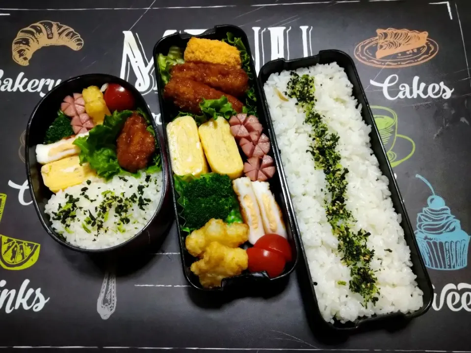 久しぶりの姉弟お弁当🍱|かめ吉くんさん