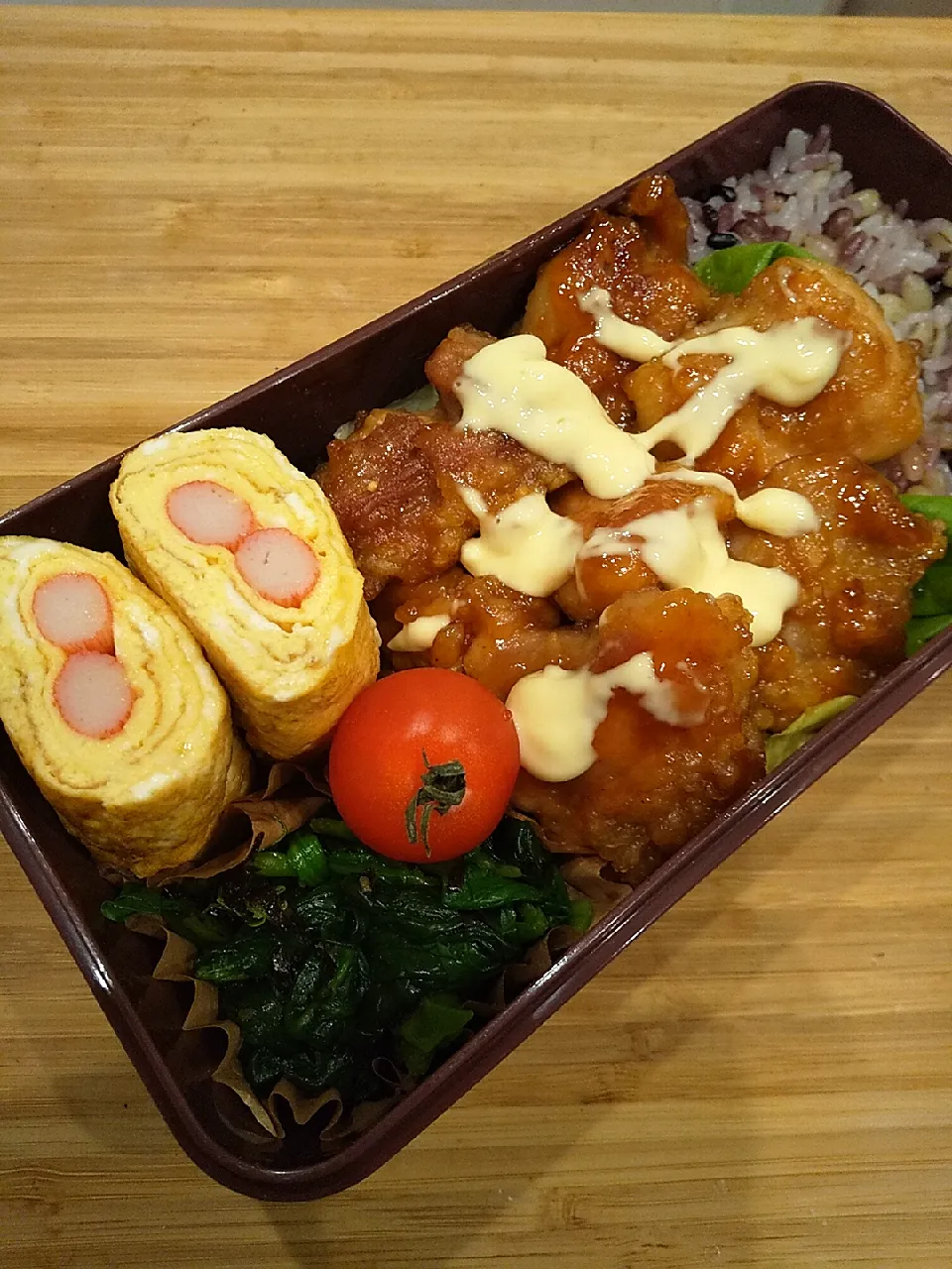 チキン南蛮風弁当🌸|うさぎさん