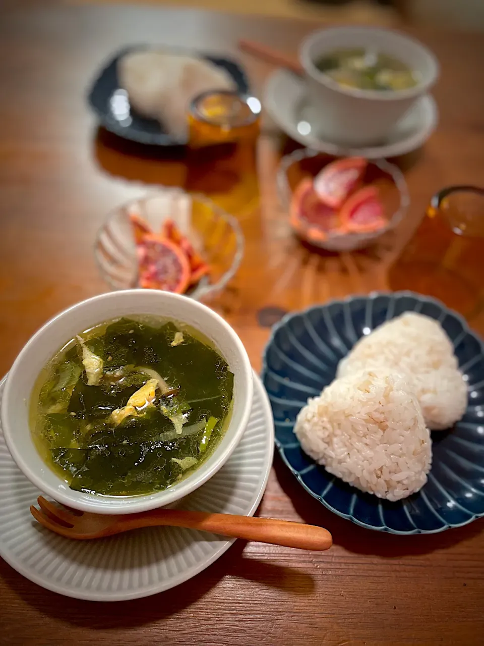 ワカメときのこのスープ|ＭＡＲＵＥ家の食卓さん