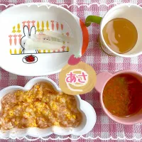 離乳食後期 朝ごはん🍴|mana✩⡱さん