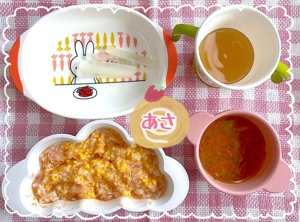 Snapdishの料理写真:離乳食後期 朝ごはん🍴|mana✩⡱さん