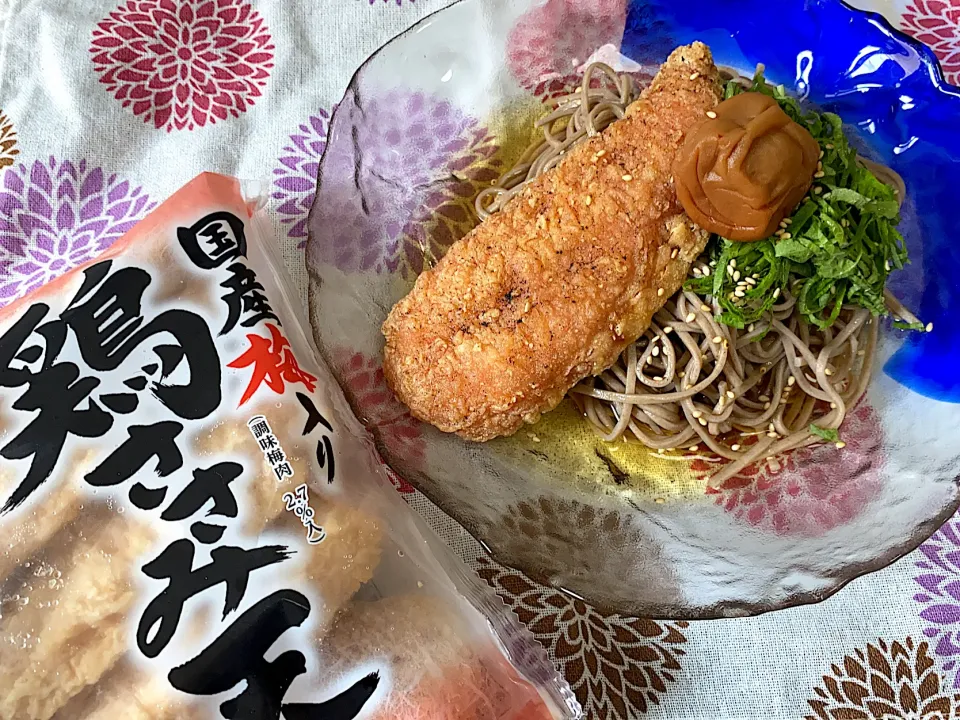 Snapdishの料理写真:梅ささみ蕎麦|Taさん