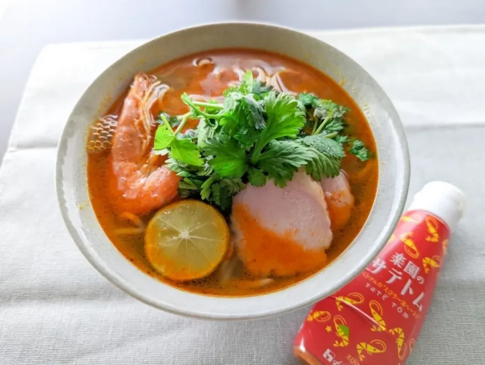 トムヤムこんにゃくラーメン|ぶりてりあさん