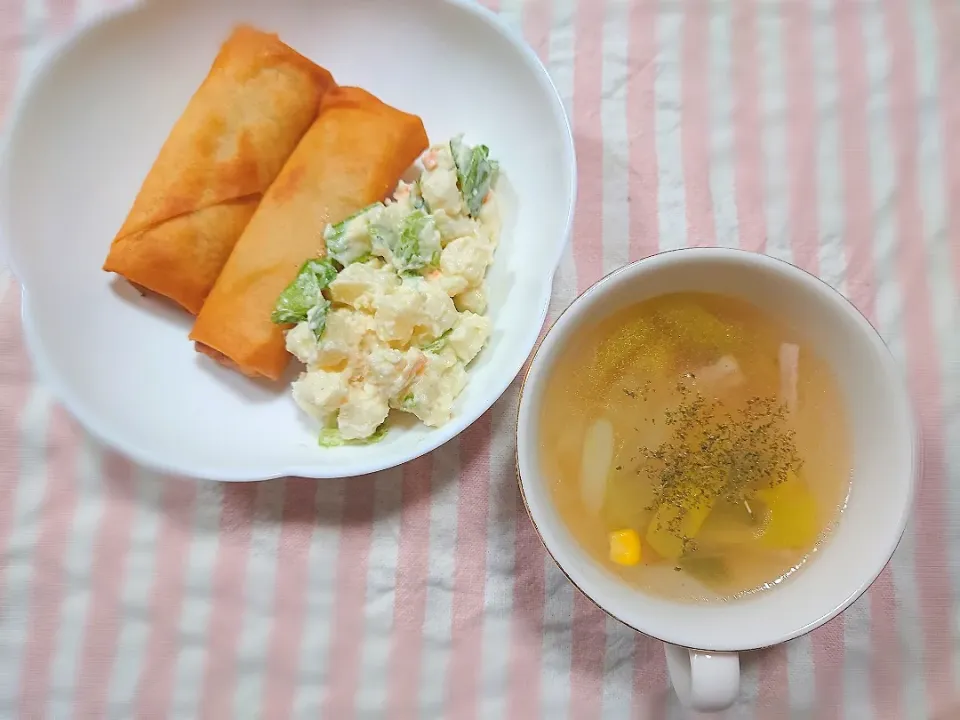 夕ご飯(3月15日)|ゆずうさぎさん