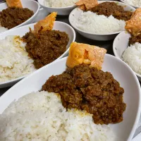 Snapdishの料理写真:ゆたか飯 キーマカレー|Satomiさん