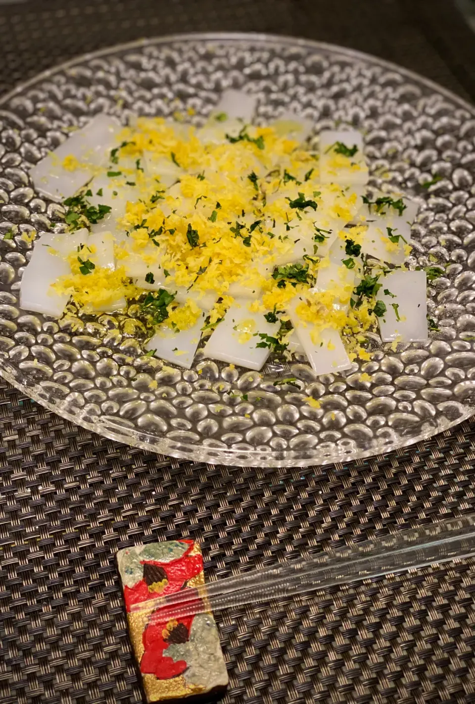 Snapdishの料理写真:🦑イカのカルパッチョ風🍋|にゃあ（芸名）さん