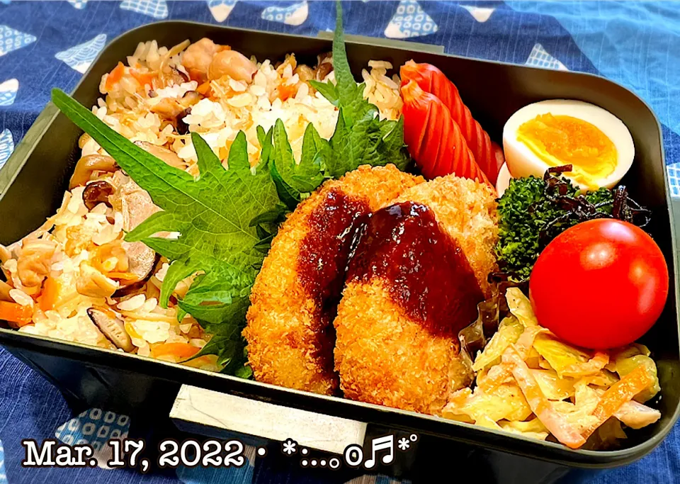 Snapdishの料理写真:2022/03/17お弁当〜♡|いく❤️さん