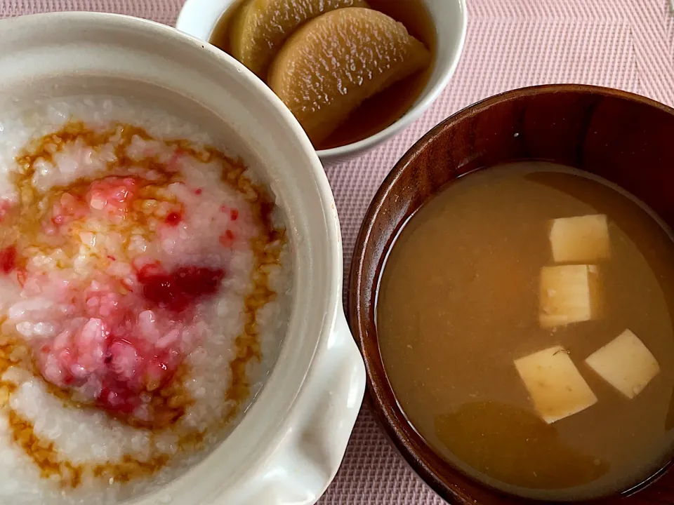 Snapdishの料理写真:回復食２日日♪お昼ごはん〜(^^)❤︎|いつくしみちゃんさん