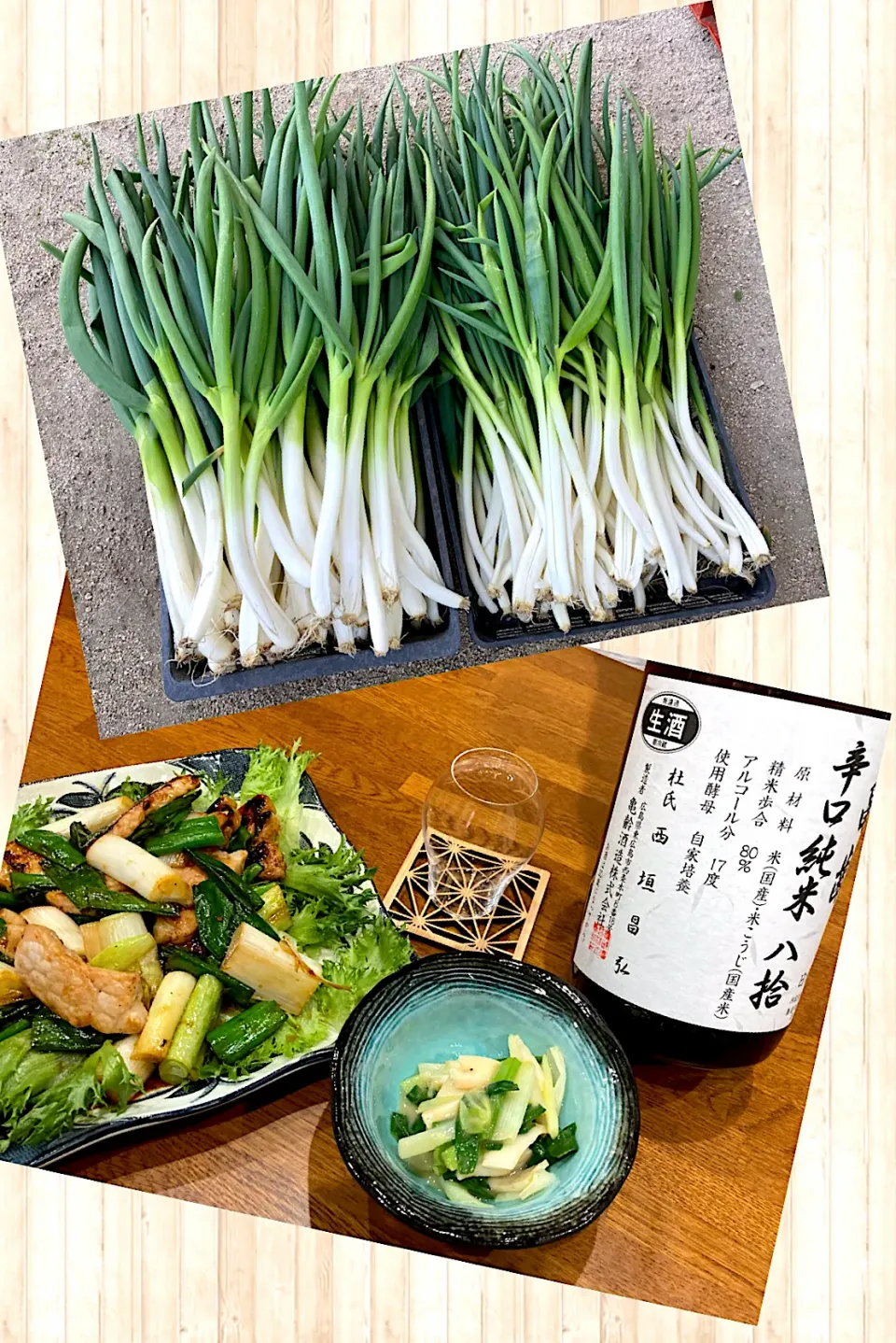 冬野菜始末中　ネギ料理で晩ごはん|sakuramochiさん