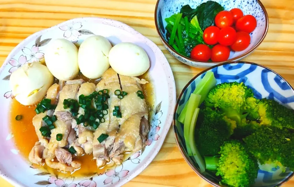 とりの味噌煮 たまご
ほうれん草とミニトマト
ブロッコリー|ひろゴーヤさん