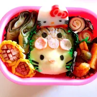 Snapdishの料理写真:アンパンキティー弁当(o^∀^o)|ﾁﾋﾞchanさん