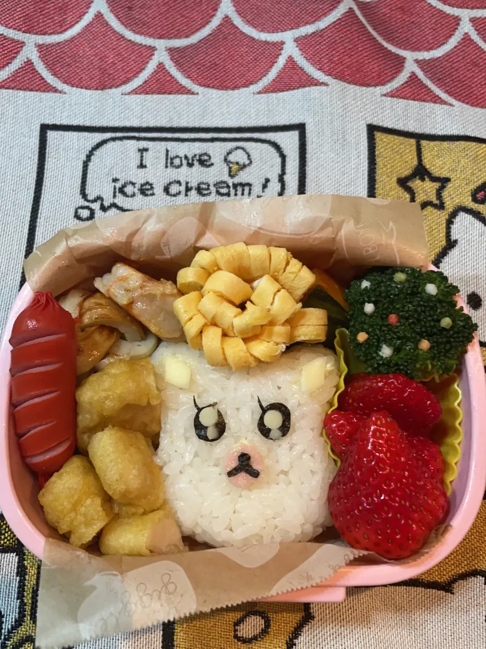 プリキュアのコメコメお弁当|リリさん