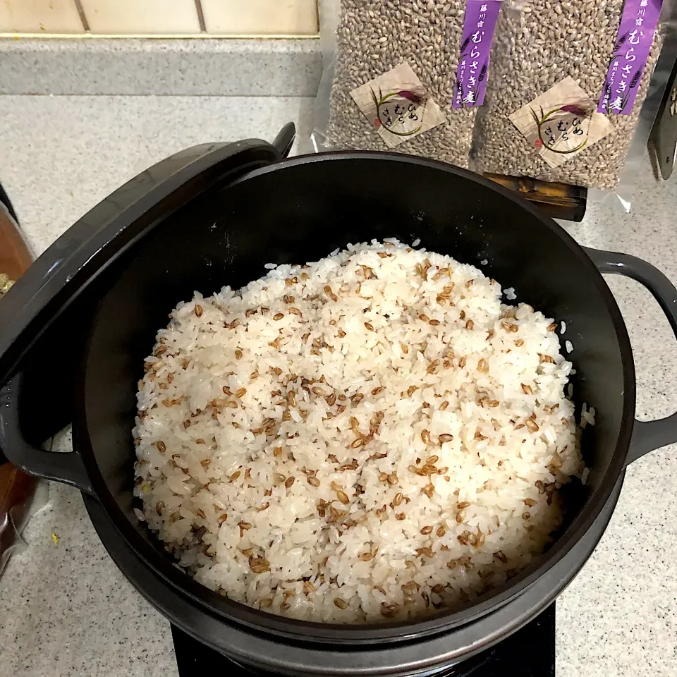 岡崎藤川宿むらさき麦ご飯🍚|henryさん