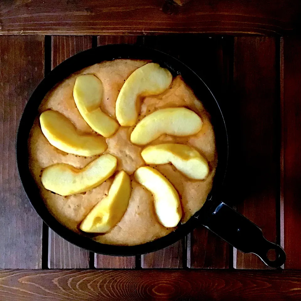 りんごとバナナのケーキ|🌿𝚌𝚑𝚎𝚛𝚗𝚘🥄さん