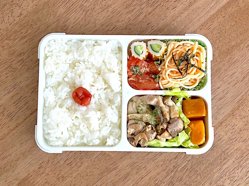 豚肉とキノコの炒めもの弁当|703さん