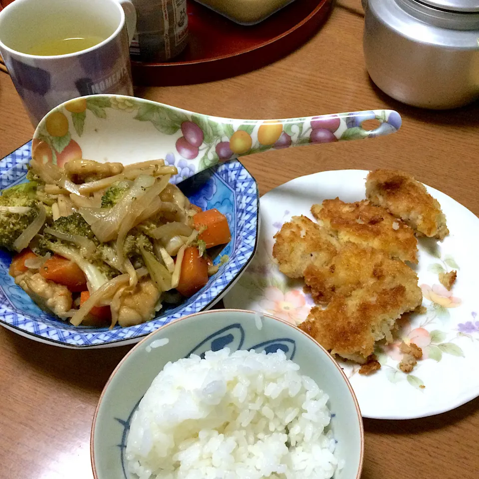 Snapdishの料理写真:晩ごはん|みんみんさん