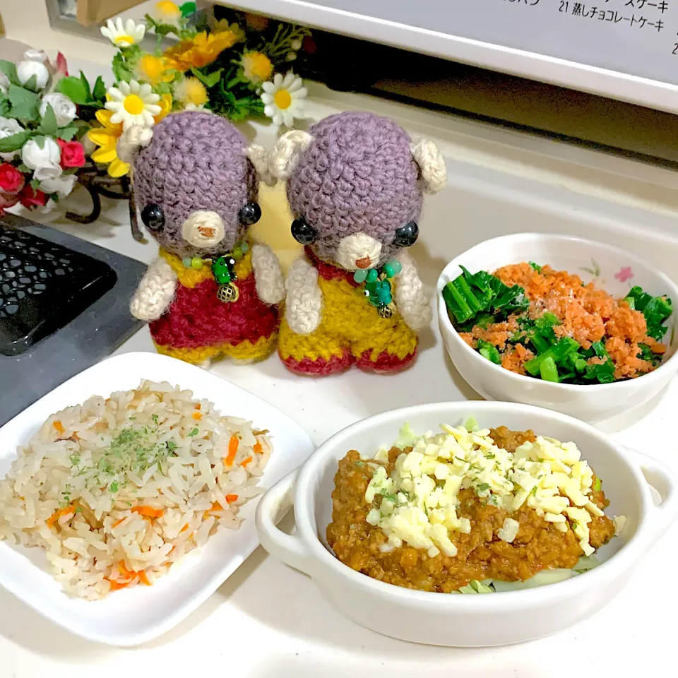 Snapdishの料理写真:晩ごはん(・∀・)|chagashiさん