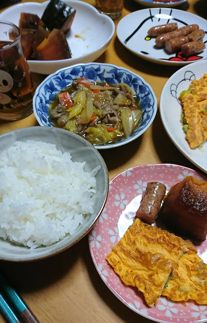 Snapdishの料理写真:晩ごはん🌃|しまだ ちえこさん