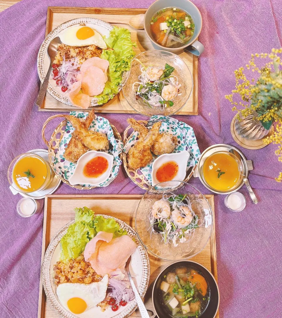 Snapdishの料理写真:タイ料理ランチ|ふわくまさん