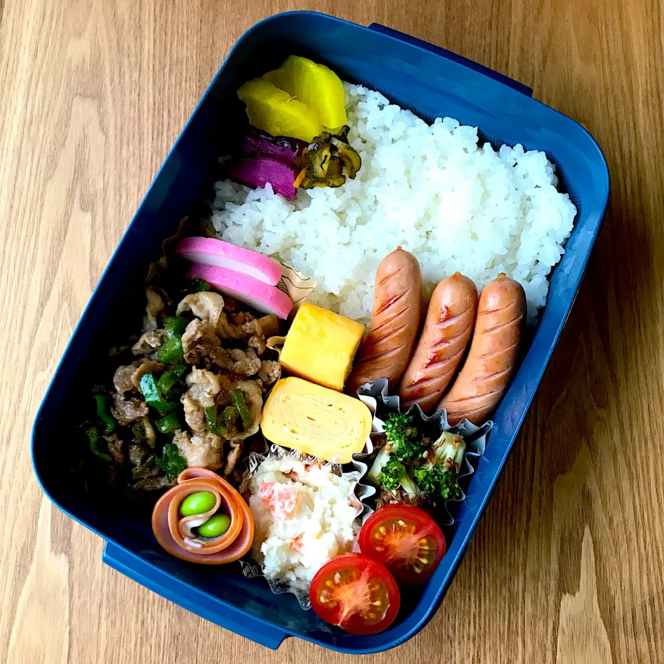 Snapdishの料理写真:上手に卵焼きできたよ弁当❣️|ちぃさん