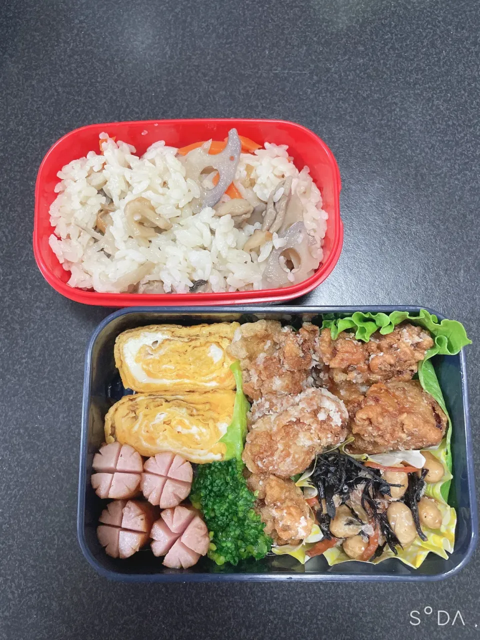 Snapdishの料理写真:旦那さんお弁当|るるさん