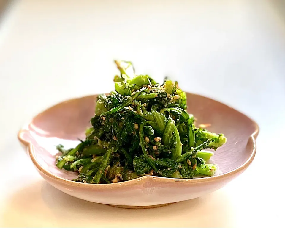 春菊の胡麻和え|かっちゃん杉さん