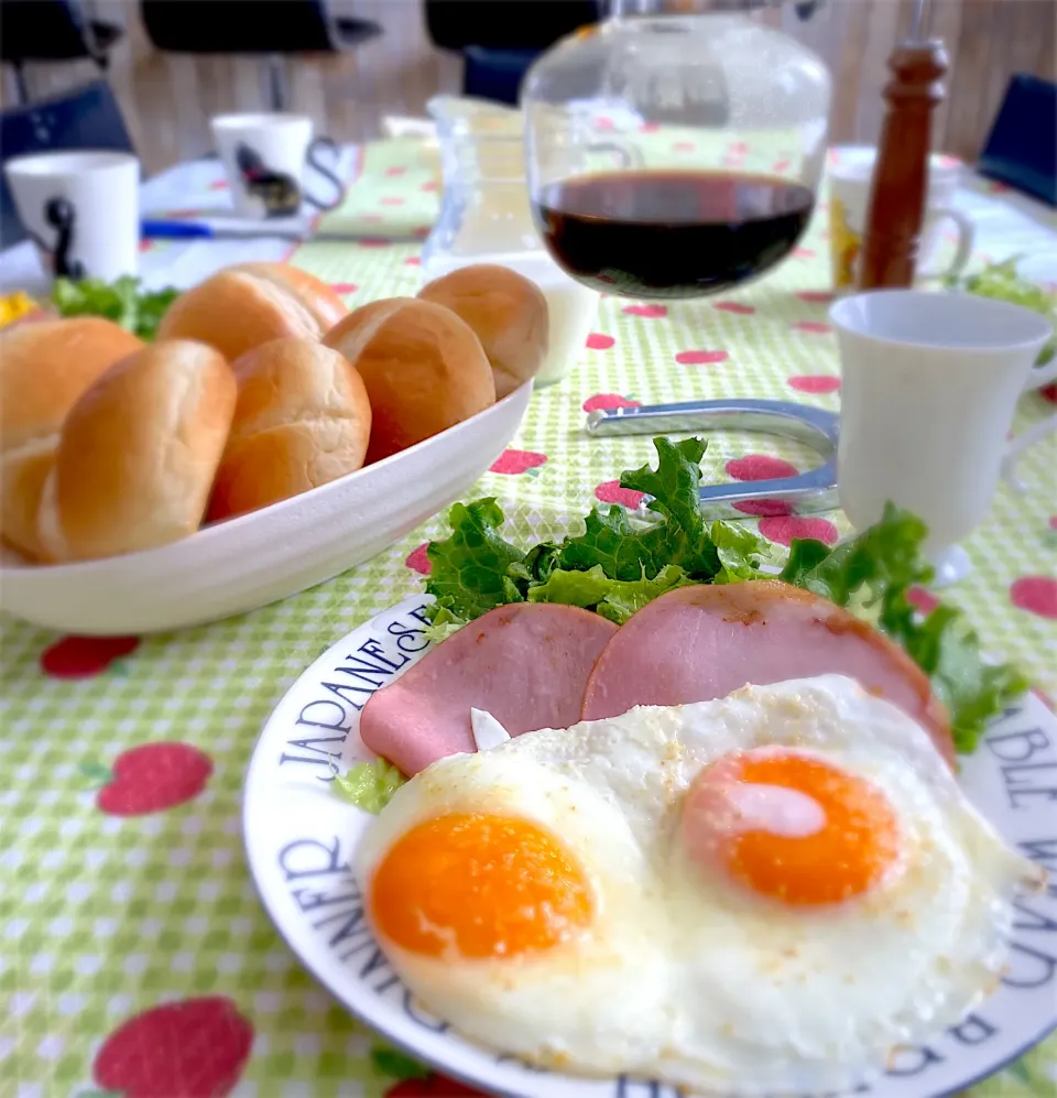 朝ご飯。|モニカとマッシャドさん