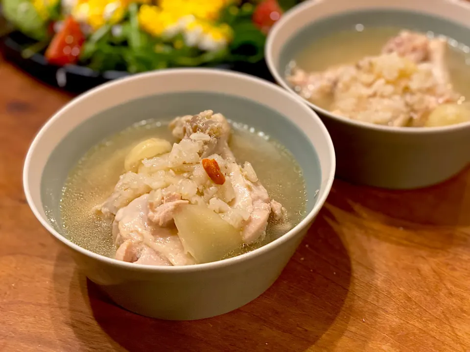 炊飯器de参鶏湯☺︎|まめすけ。さん