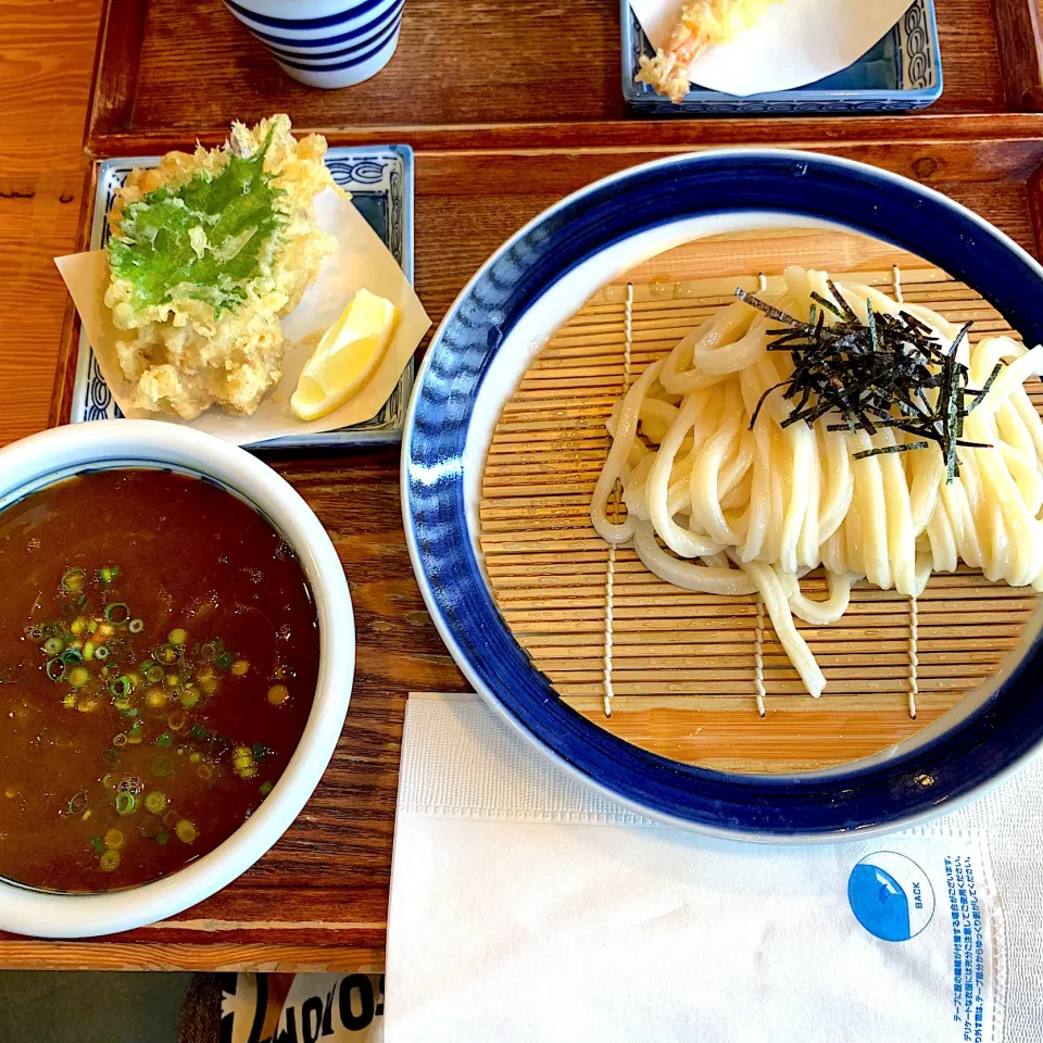 かしわ天ざるカレー(◍•ڡ•◍)❤|いつみさん