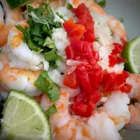 My first post…shrimp ceviche 🤫  Welcome to…At The Table We Gather ❤️|AtTheTableさん