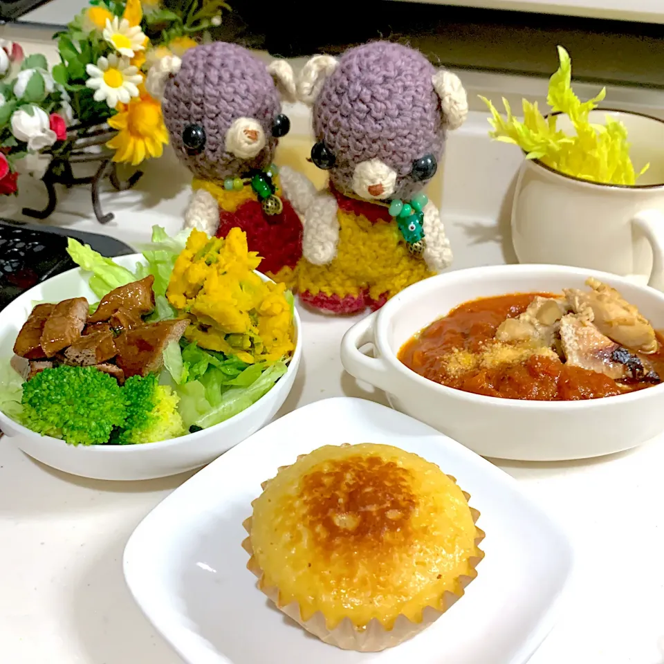 Snapdishの料理写真:朝ごぱん（╹◡╹）|chagashiさん