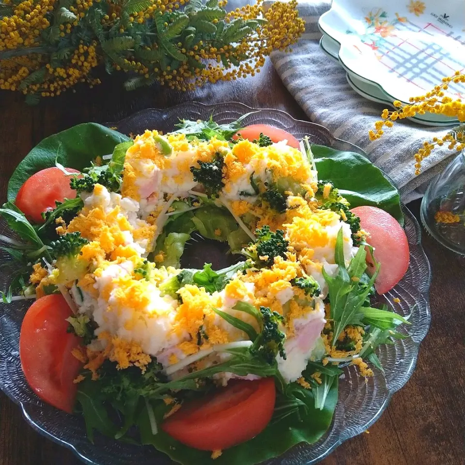 懐かしのミモザサラダ🥗*。
(*˘︶˘*).｡*♡|とまと🍅さん