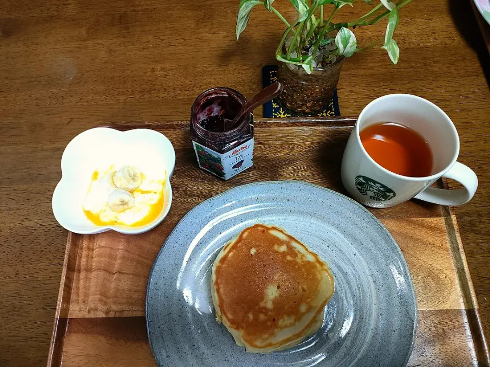 Snapdishの料理写真:休日ゆっくり朝ごはん|Ayuさん