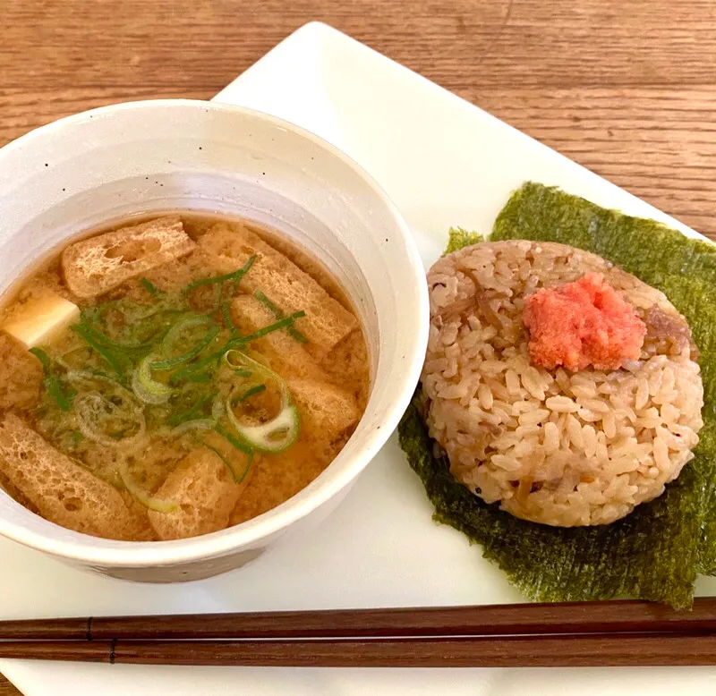 貝柱ごはんde朝ごはん・・|ばくあんしゃさん