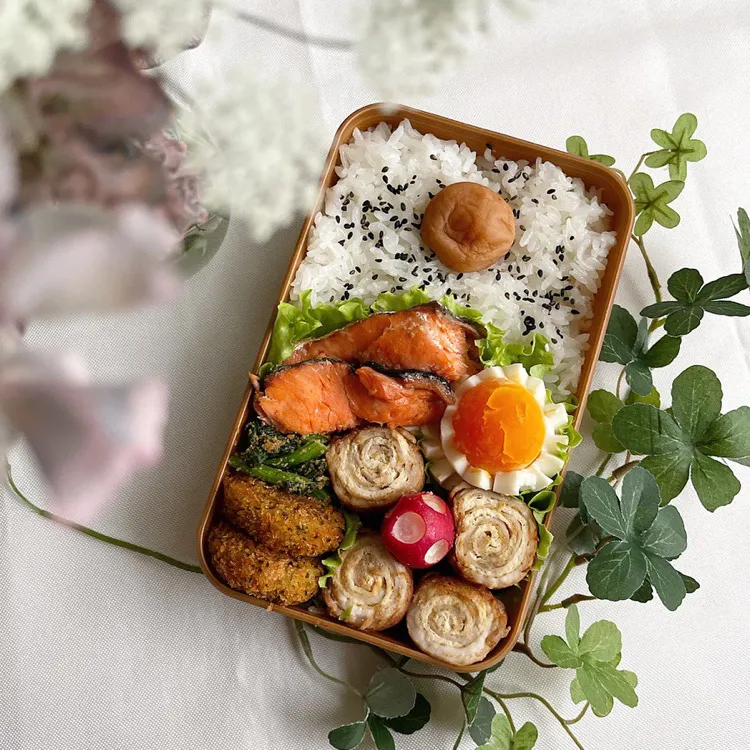 Snapdishの料理写真:3/22❤︎主人のお弁当🌱✨|Makinsさん