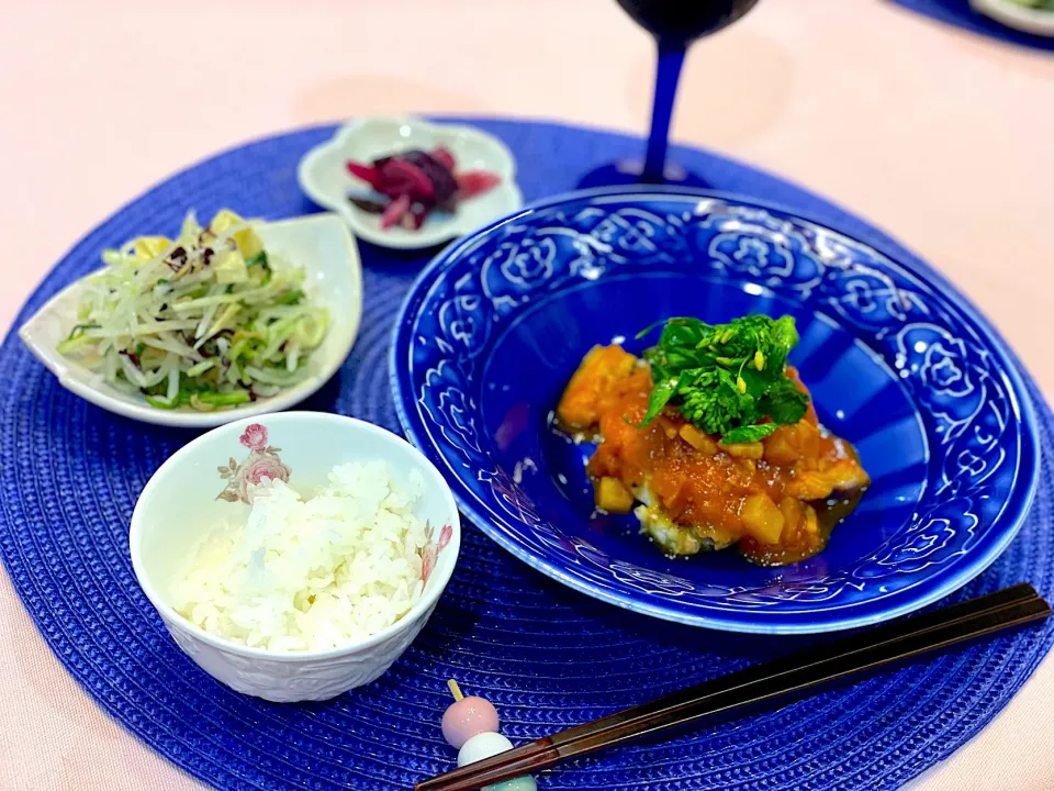 過日のお夕飯はカジキのトマトソース煮込み🍅|Seikoさん