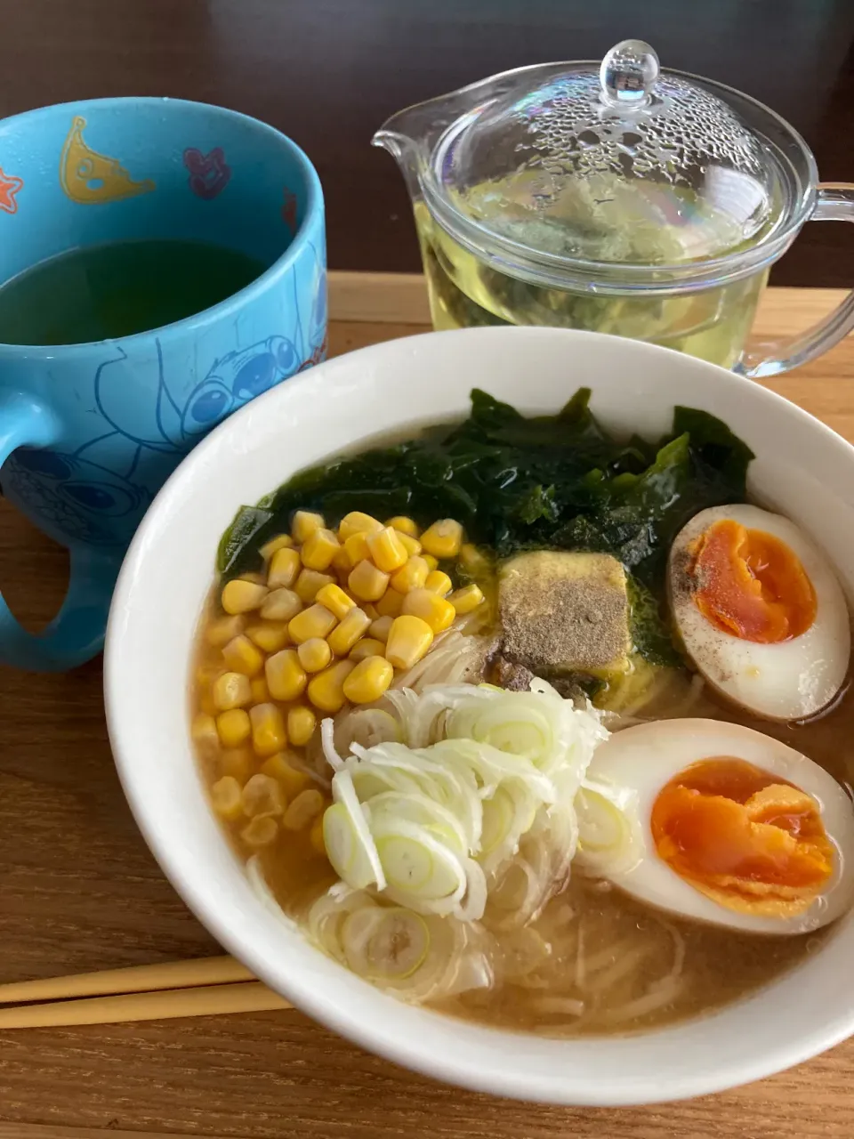 お土産ラーメンで味噌バターラーメン|なつこいっきママさん