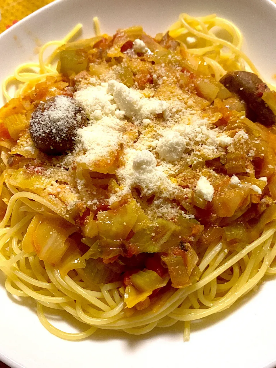 オイル漬け鯖缶とキャベツのパスタ🍝|掛谷節子さん