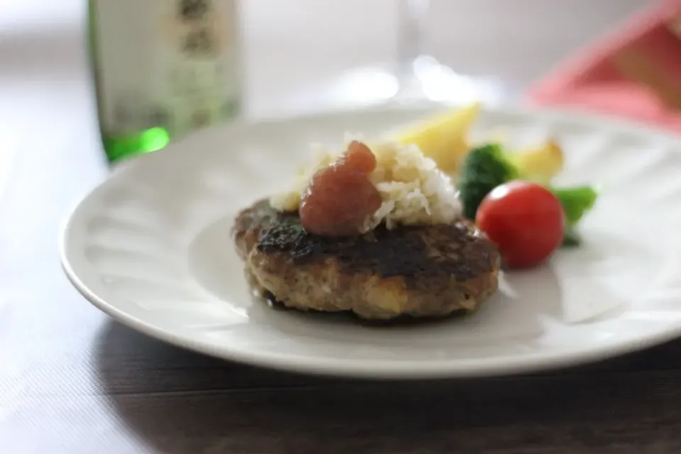 和風ハンバーグざくろ風味|ちいさなしあわせキッチンさん